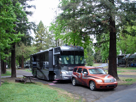 the new yard of the two RV Gypsies